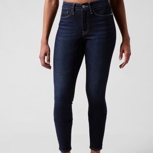 Athleta Sculpted Super Skinny Dark wash Jeans - size 14